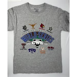 2014 NCAA Men's College World Series T-shirt size Small Univ Logos Pre-Owned
